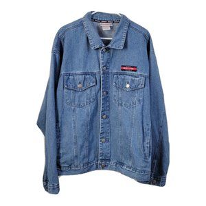 NWOT VTG XXL Disneyland Denim Jacket - "An Original Mickey Jeans Since 1…